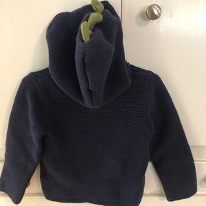 EUC Carter’s Dinosaur Hooded Sweater